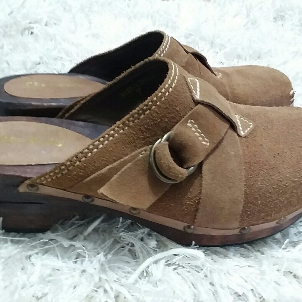 SKETCHERS WOODEN WEDGES SIZE 7 - Picture 5 of 6